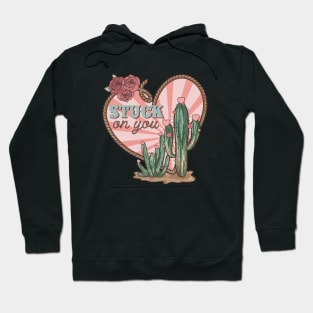 Stuck on You, Western Valentines Day Hoodie